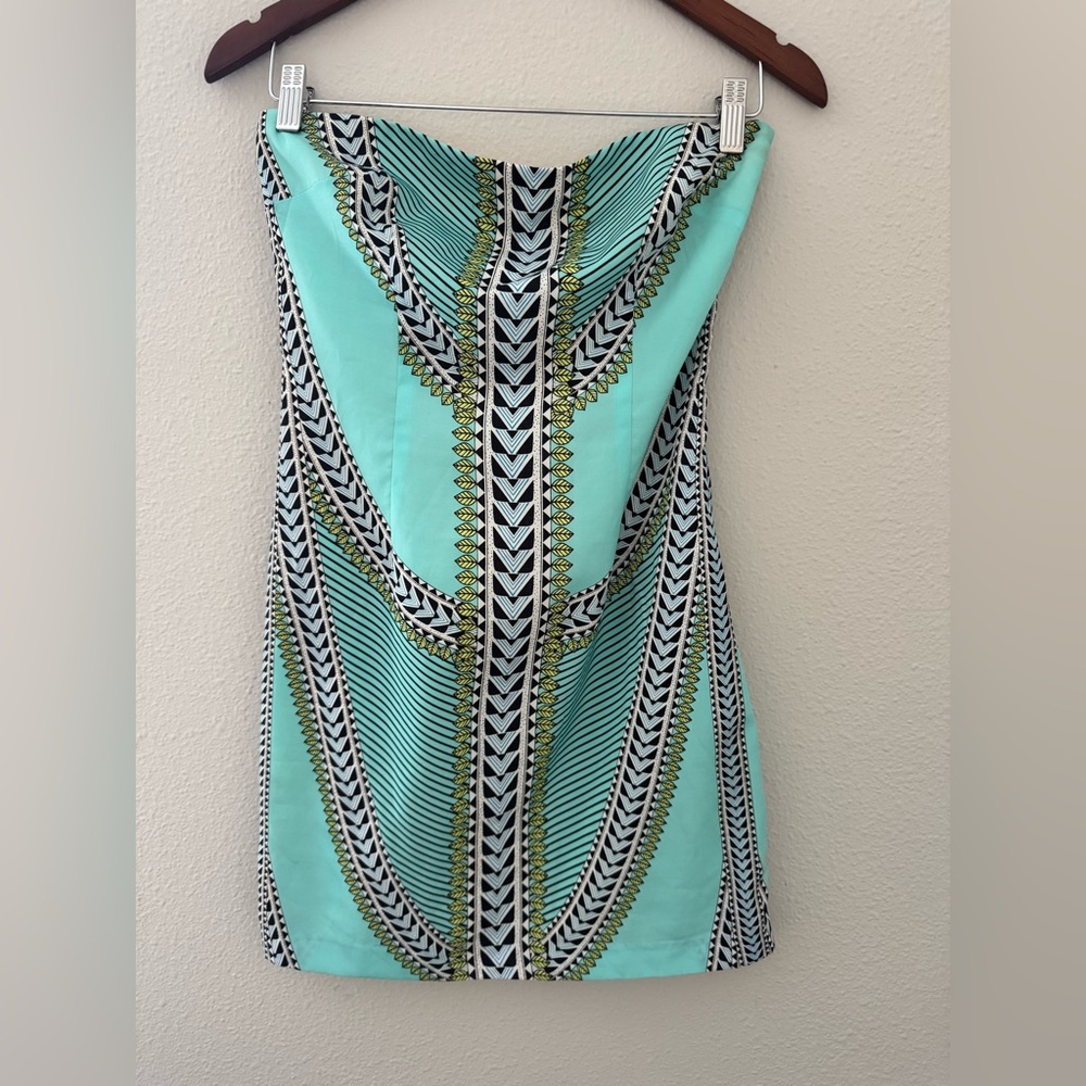 Mara Hoffman Teal Patterned Dress